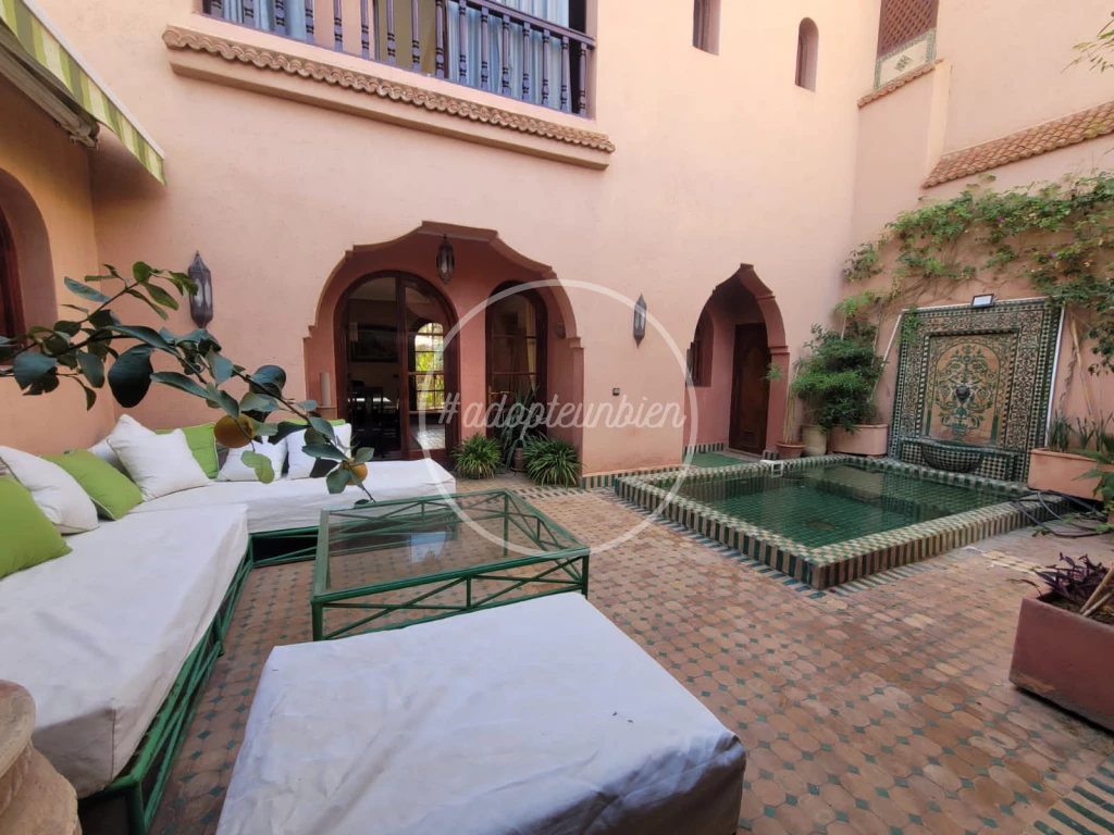 jolie villa type ryad à la palmeraie