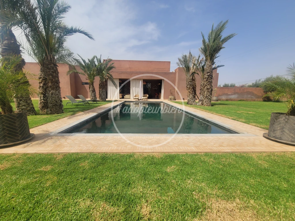 villa d'exception location longue durée sur marrakech