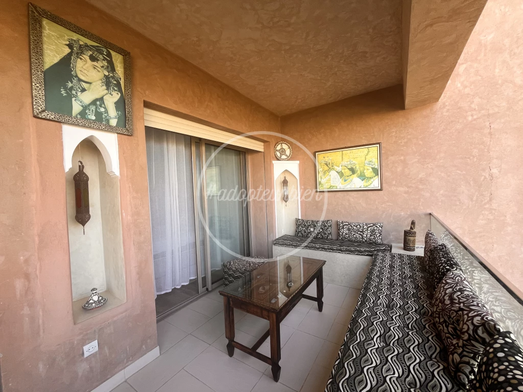 location longue durée appartement meublé 2 chambres – prestigia marrakech